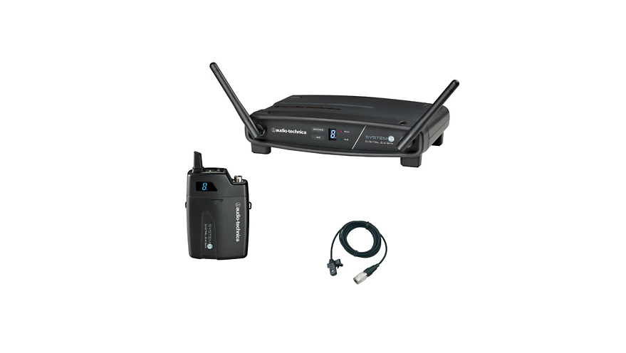 Audio Technica System 10 ATW 1101 H92 TH 2.4GHz Digital Wireless Lavalier System