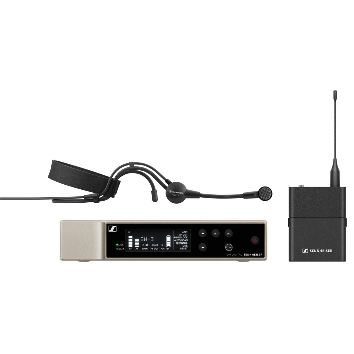 Sennheiser EW D ME3 Wireless Headworn Microphone System R1 R6