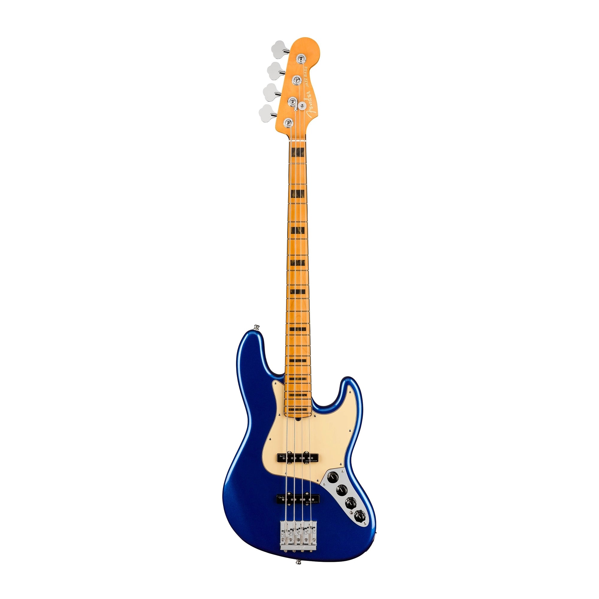 Fender American Ultra Jazz Bass - Cobra Blue with Maple Fingerboard