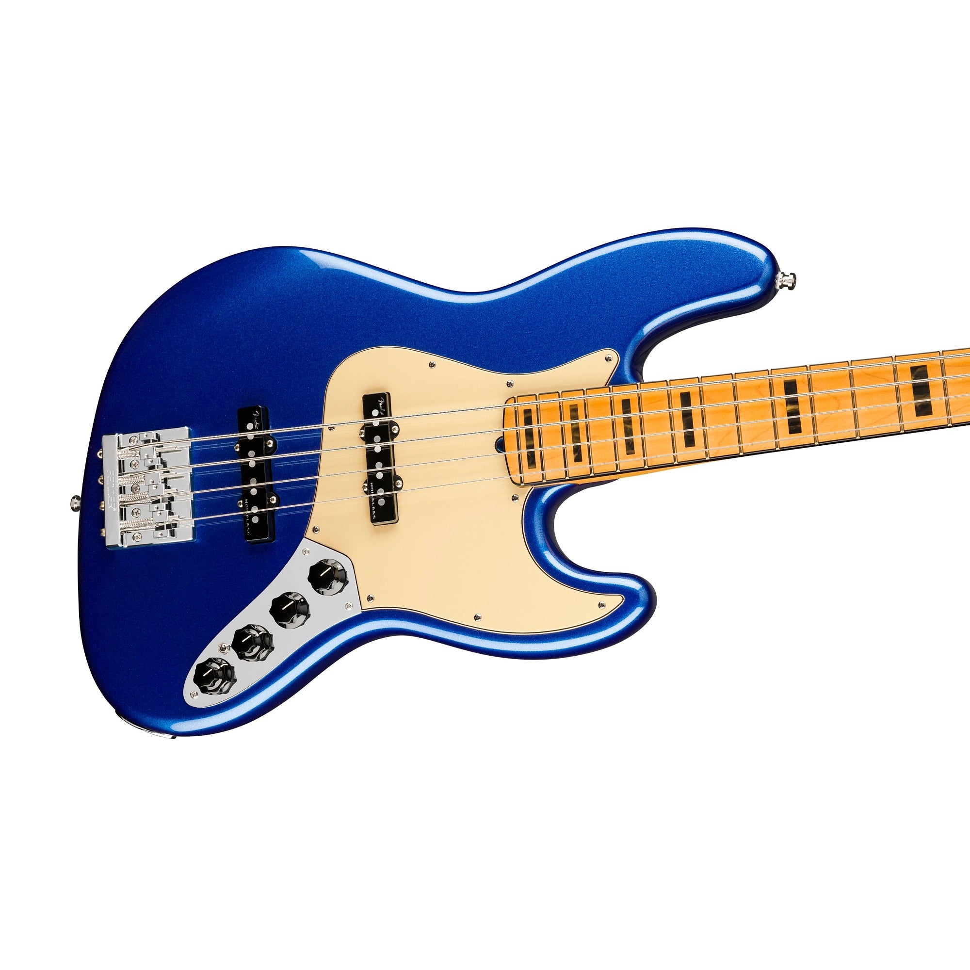 Fender American Ultra Jazz Bass - Cobra Blue with Maple Fingerboard