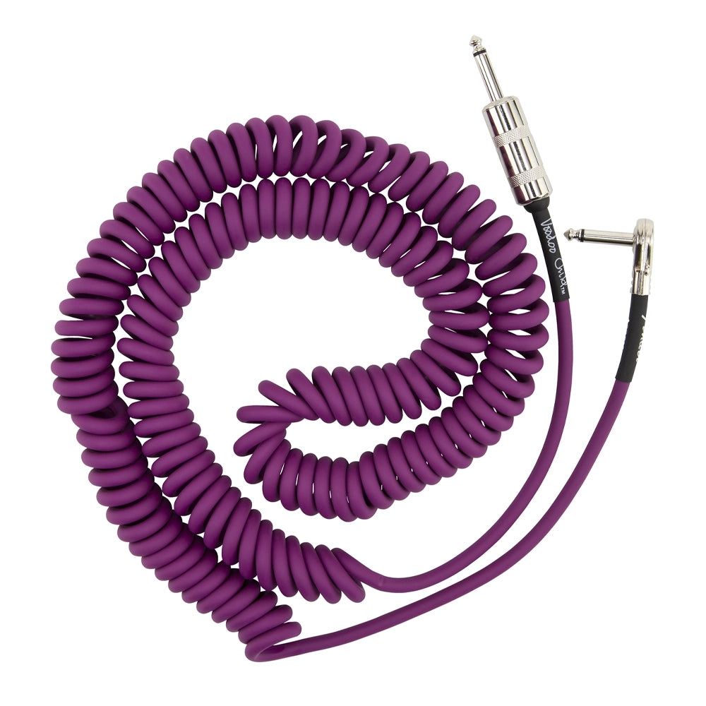 Fender Jimi Hendrix Voodoo Child Cable - Straight to Right Angle - 30' Purple