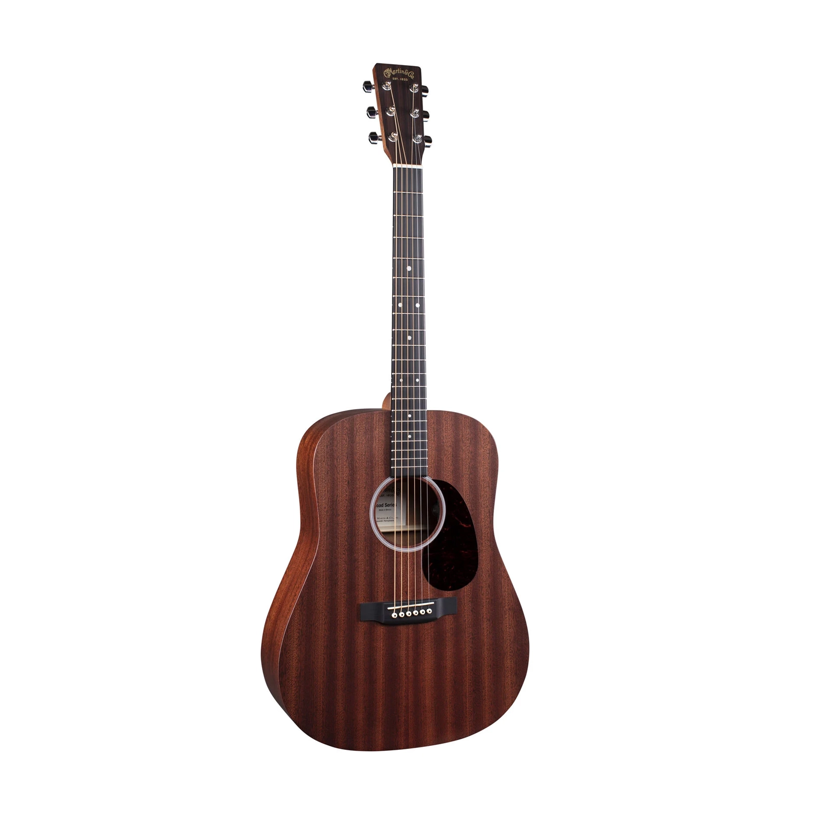 Martin D-10E Road Series Acoustic Electric Guitar - Natural Sapele