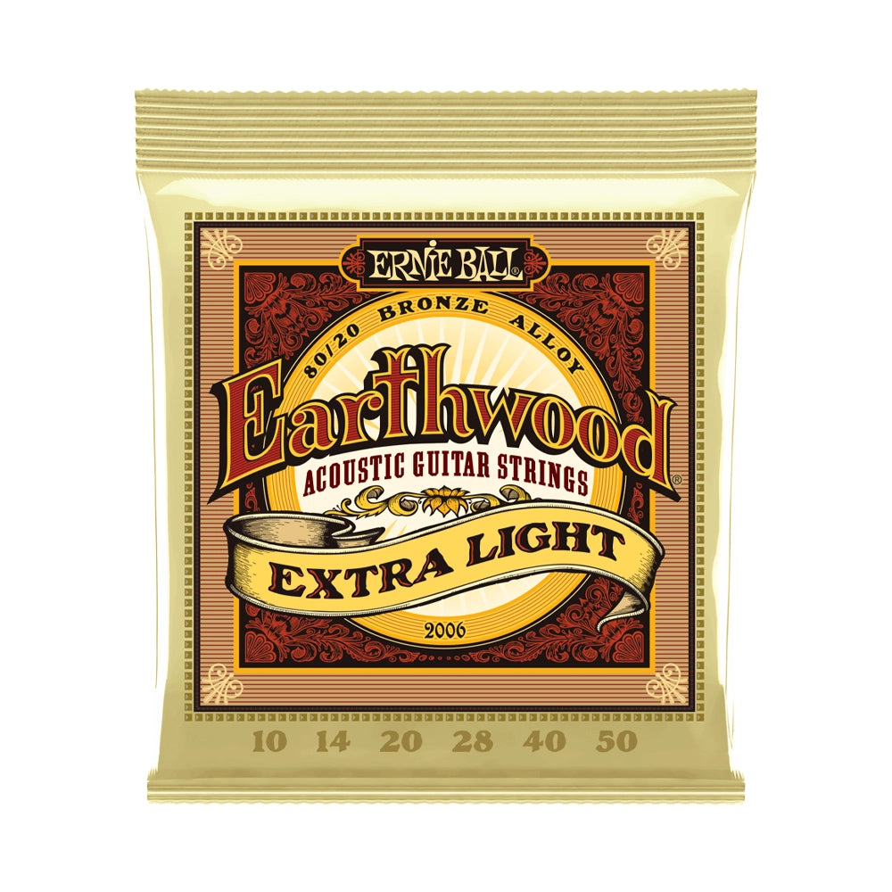 Ernie Ball Earthwood 80/20 10-50 Gauge Acoustic Guitar String Set