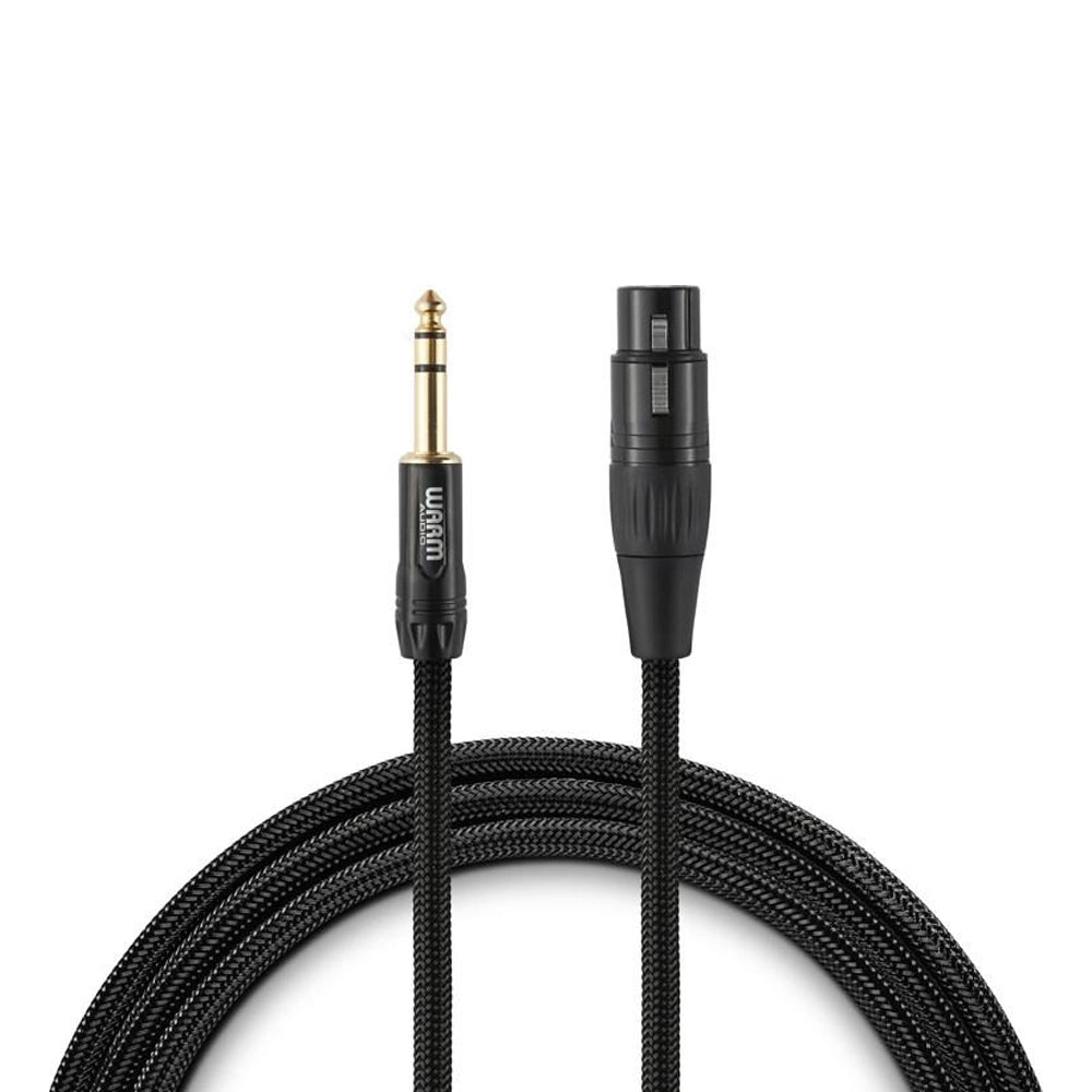 Warm Audio Premier Gold XLR Female to TRS Male Cable - 3'