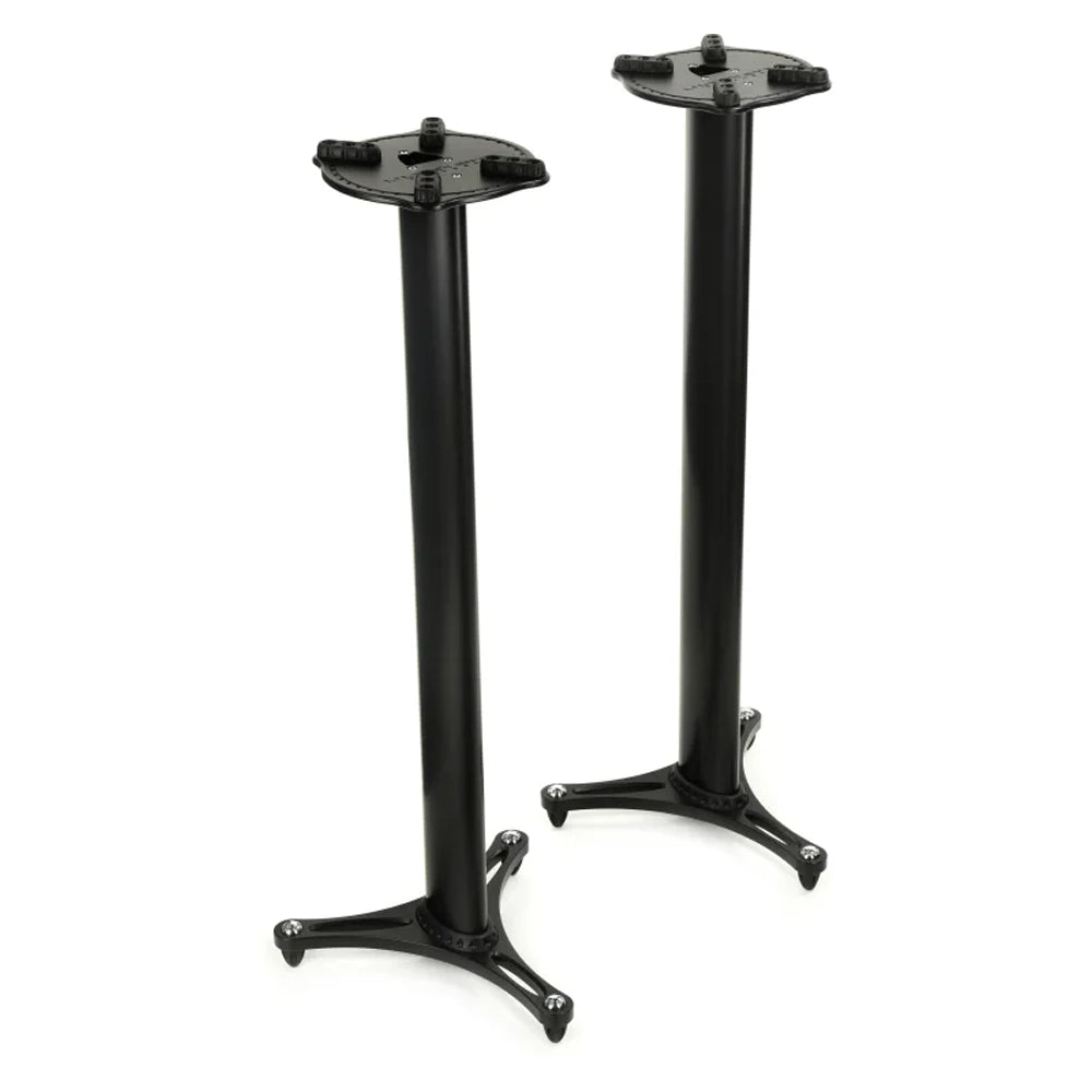 Ultimate Support MS-90/45B 45" Studio Monitor Stands - Black Finish