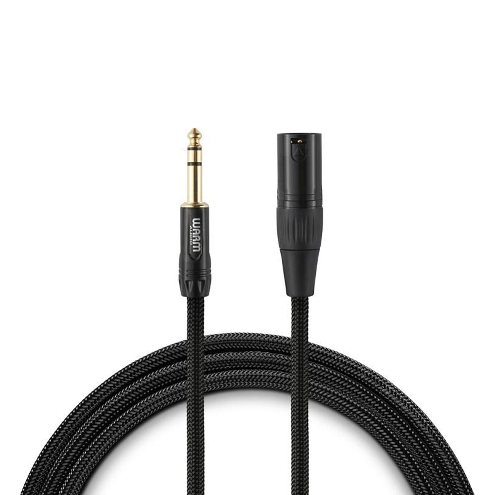 Warm Audio Premier Gold XLR Male to TRS Male Cable - 6'