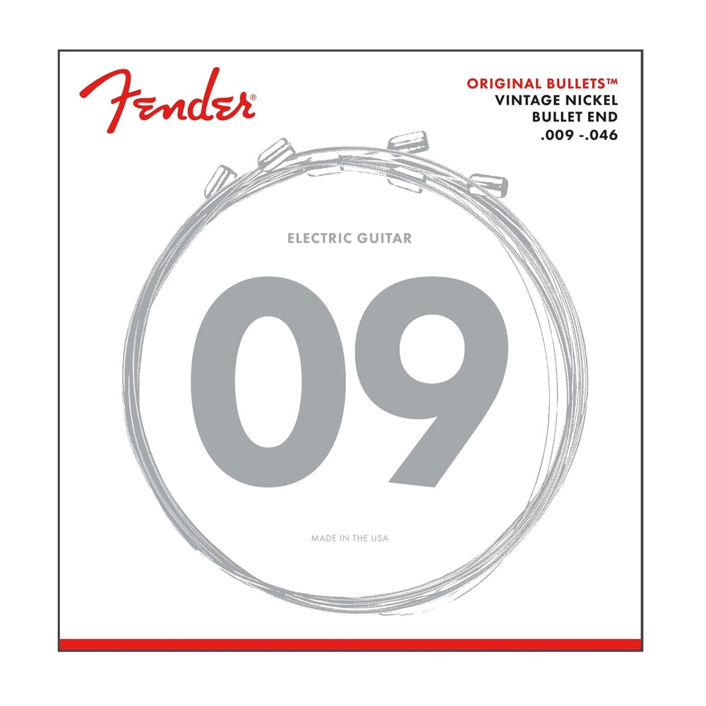 Fender 3150 Original Bullets Pure Nickel .009-.046 Guitar Strings