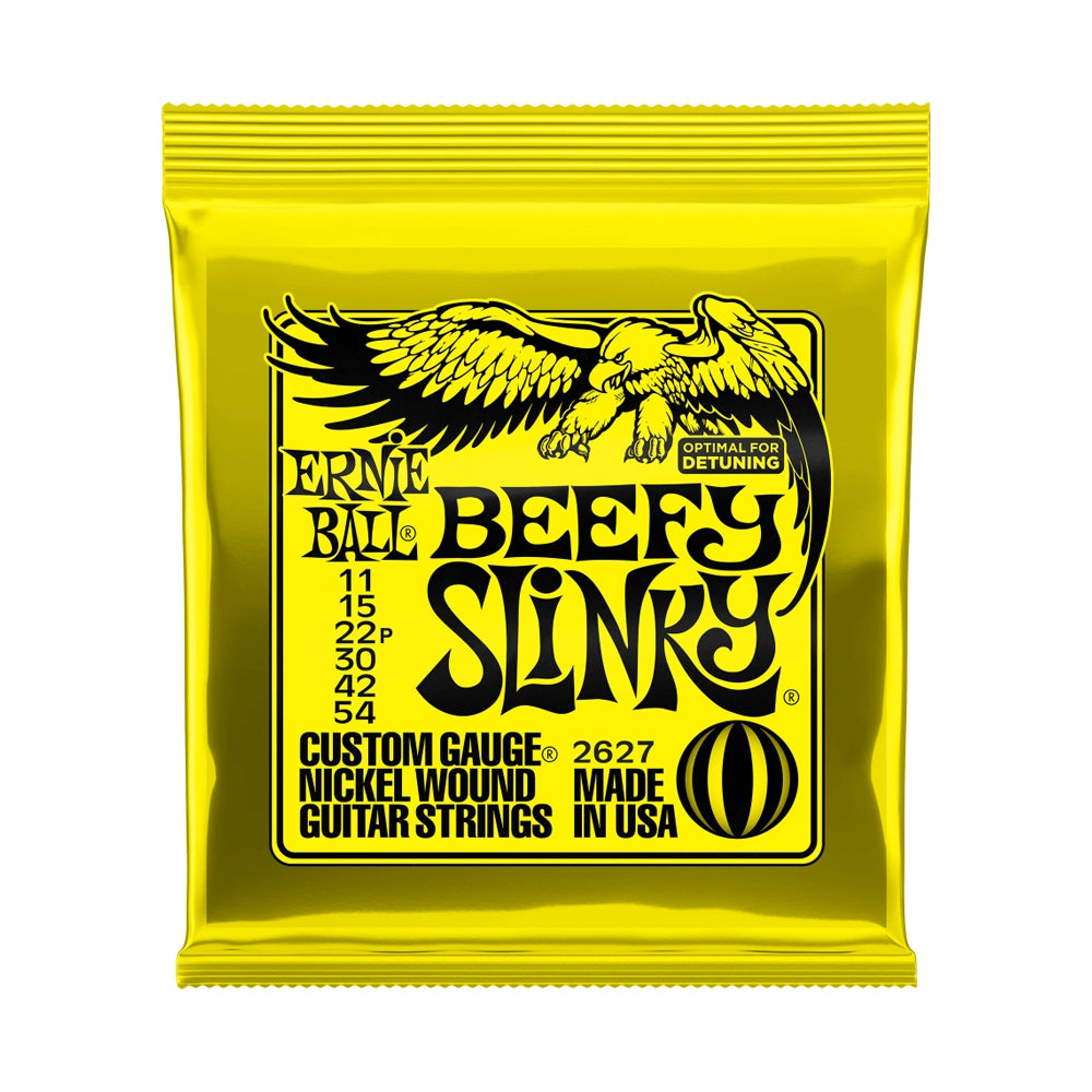 Ernie Ball 2627 Beefy Slinky Nickel Wound .011-.054 Electric Guitar Strings