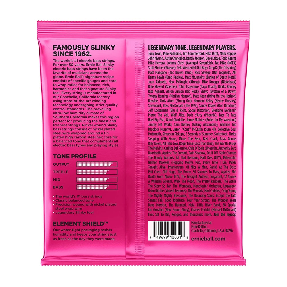 Ernie Ball P02824 Super Slinky 5 String Nickel Wound Bass Strings