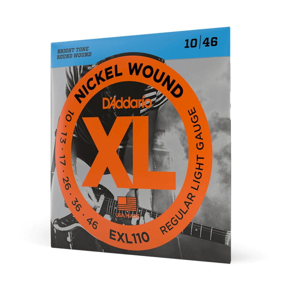 D'Addario EXL110 Nickel Wound Electric Strings 10-46 Regular Light