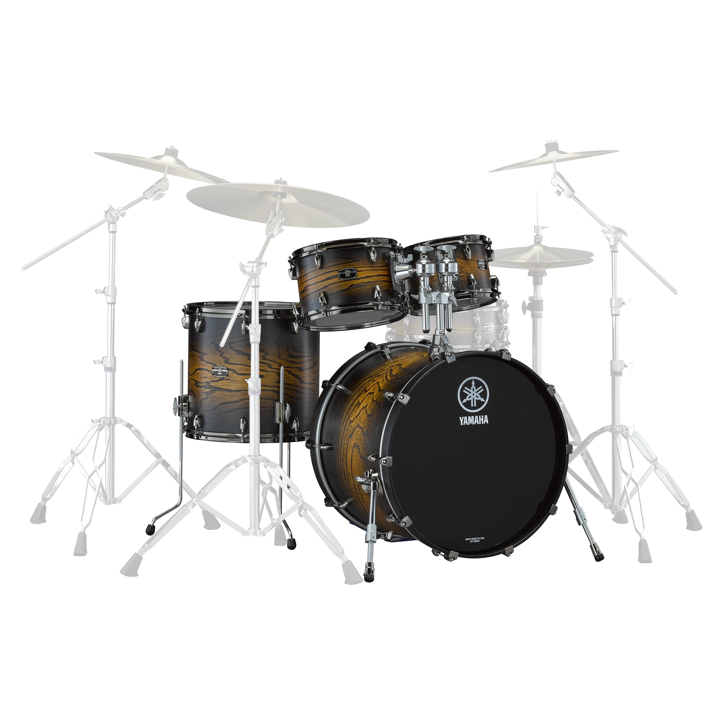 Yamaha Live Custom Hybrid Oak 4-piece Shell Pack - Earth Sunburst