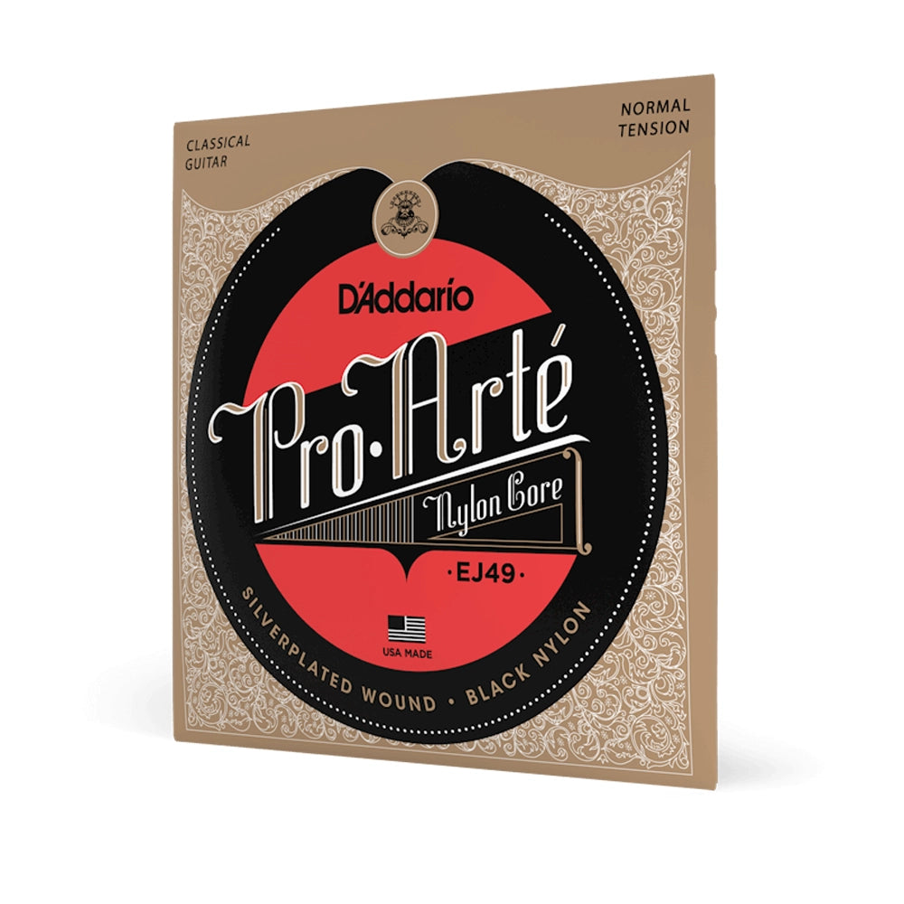 D'Addario Pro Arte Normal Tension Black Nylon Trebles