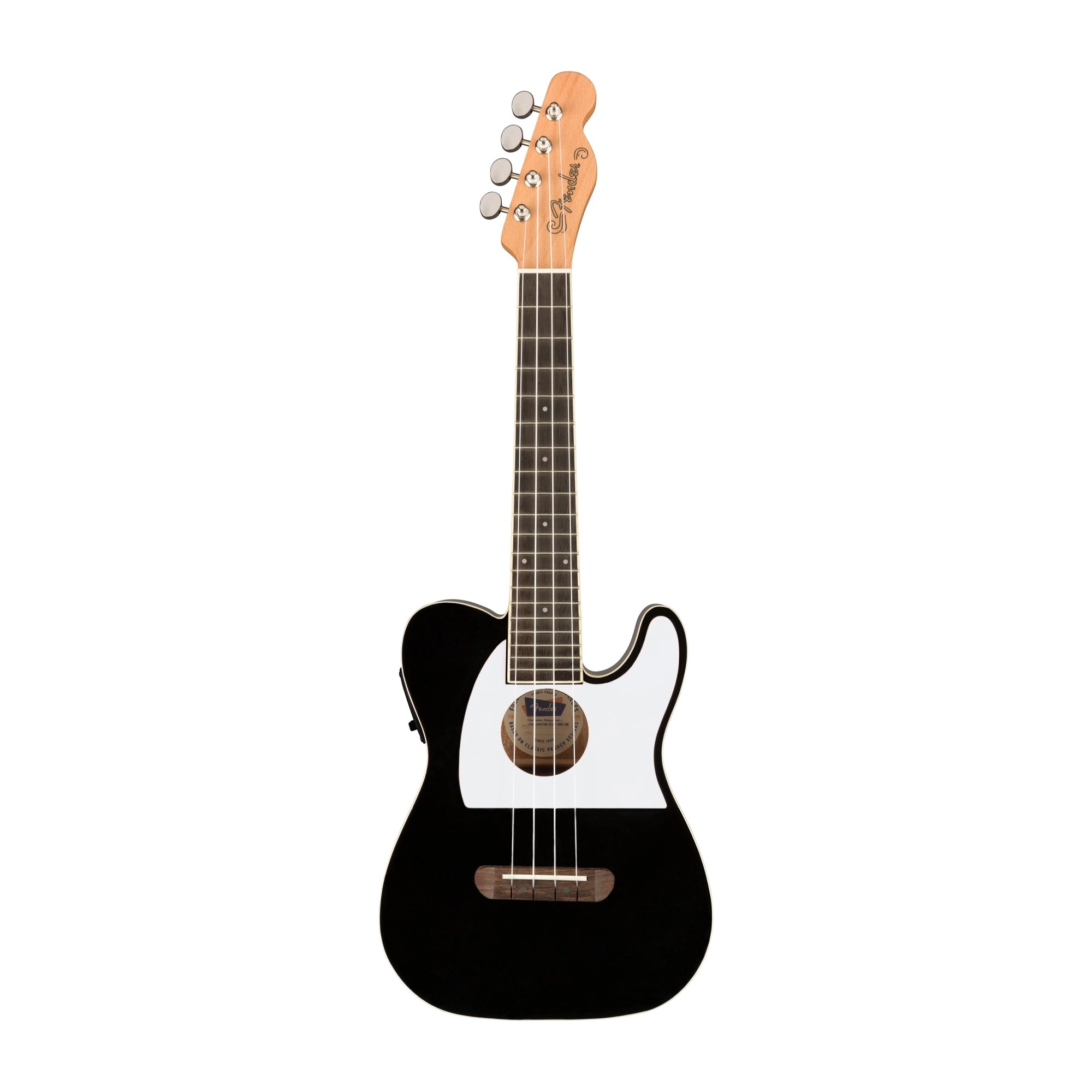 Fender Fullerton Tele Ukelele Concert With Telecaster Body - Black