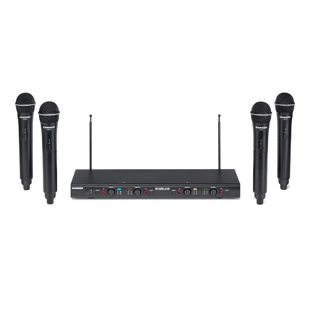 Samson Stage 412 Quad-Channel Handheld VHF Wireless System