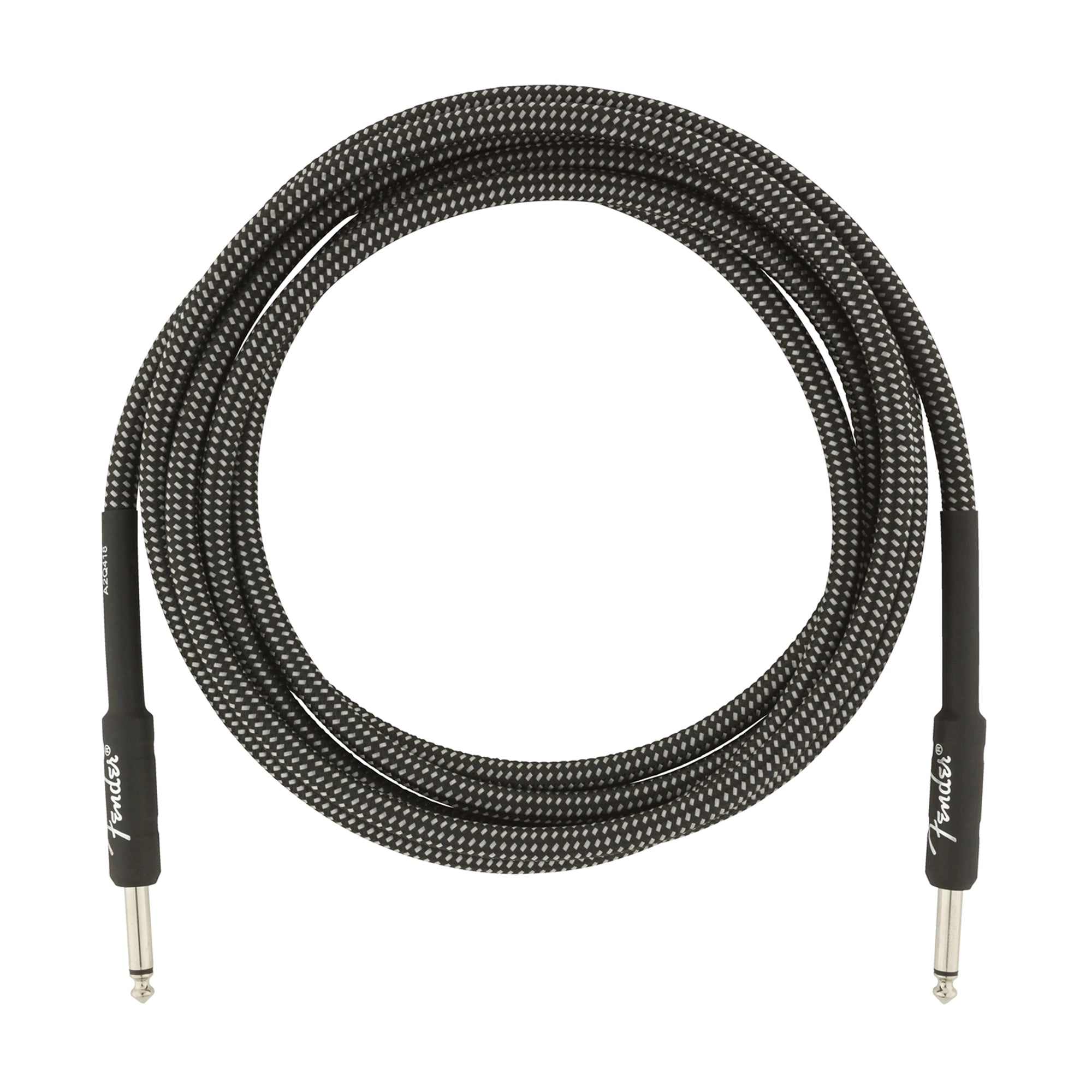 Fender Professional Series 10' Instrument Cable - Gray Tweed