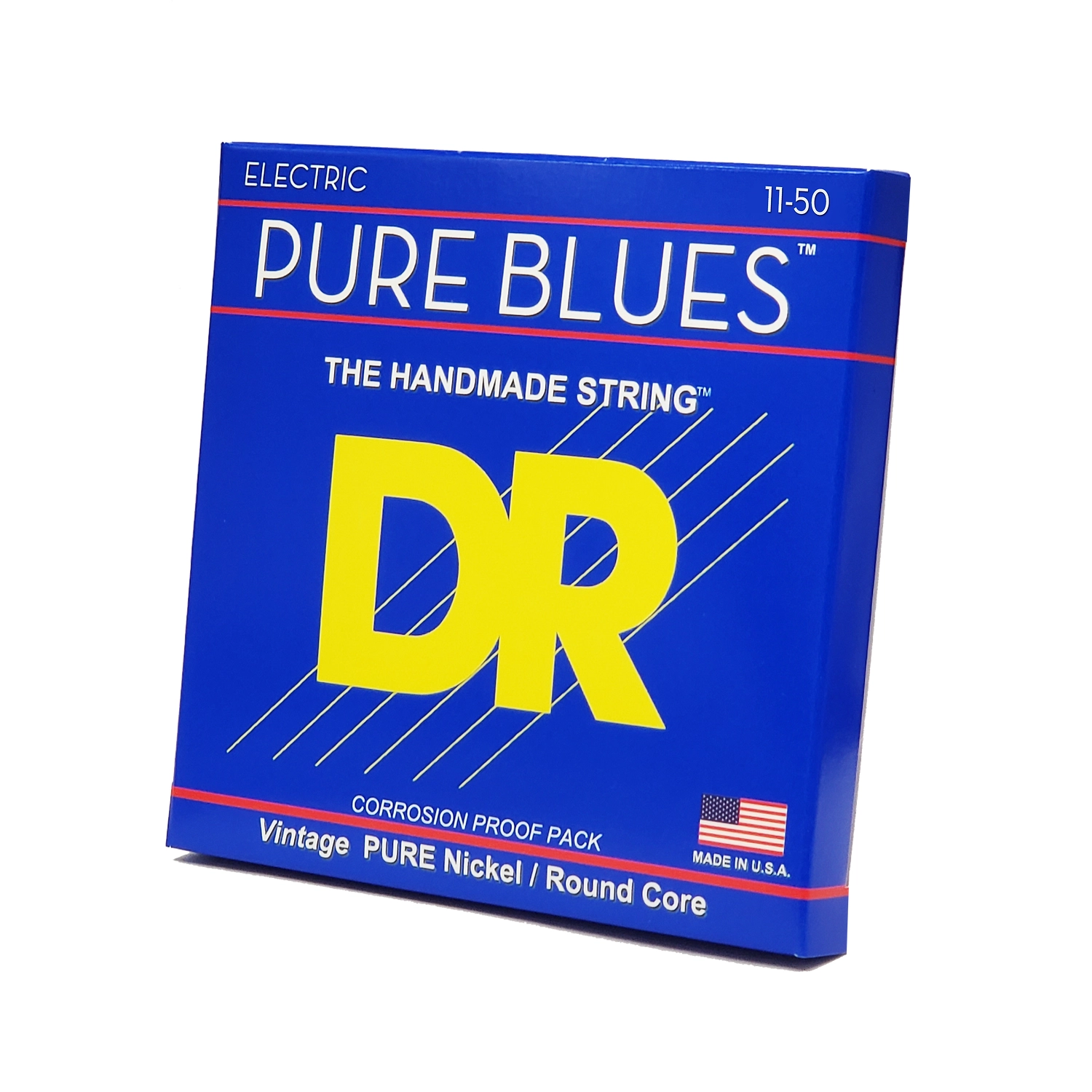 DR Pure Blues™ - Pure Nickel Electric Guitar Strings: Heavy (11-50)