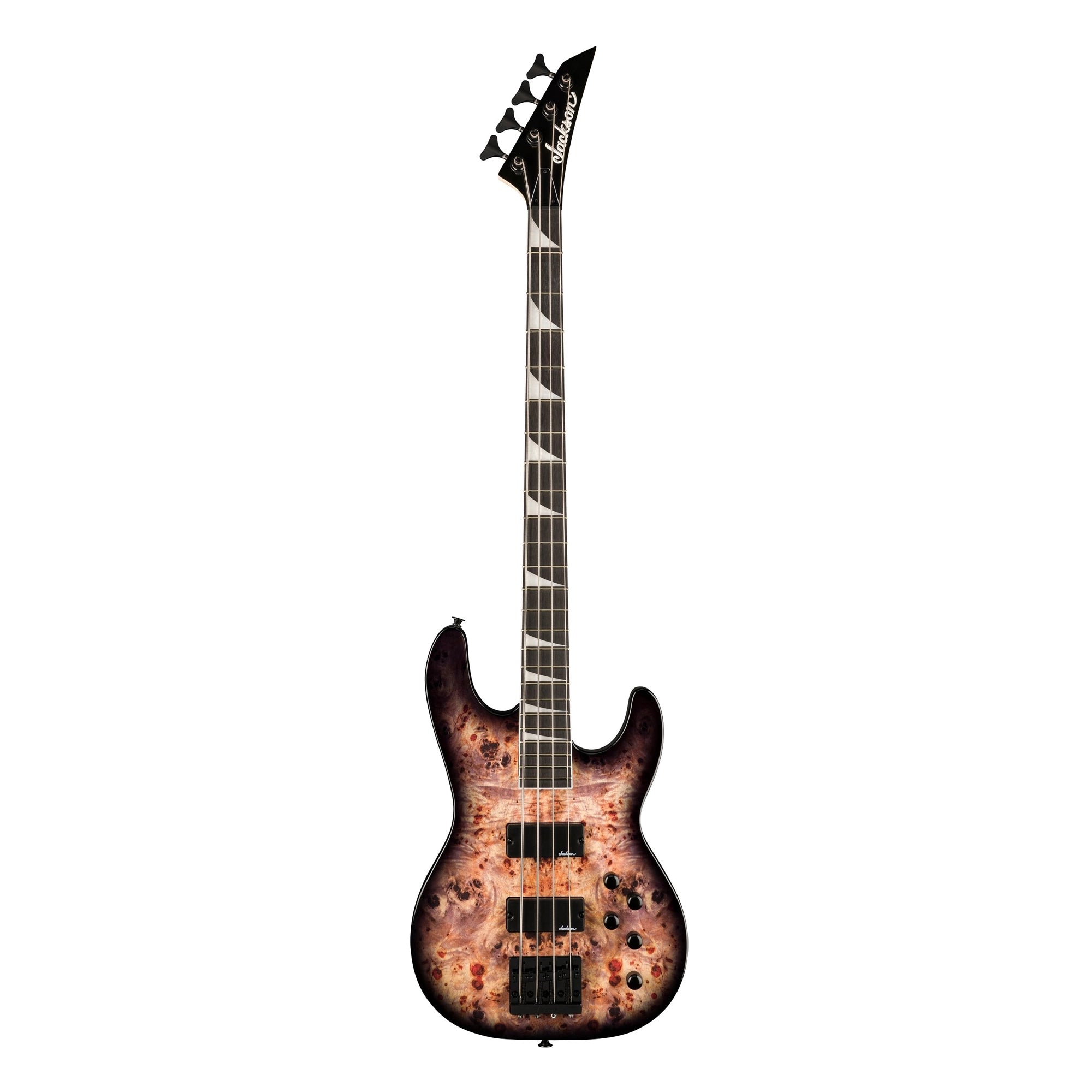 Jackson Js Series Concert Bass Cb JS3P Bass Guitar - Black Burst Burl