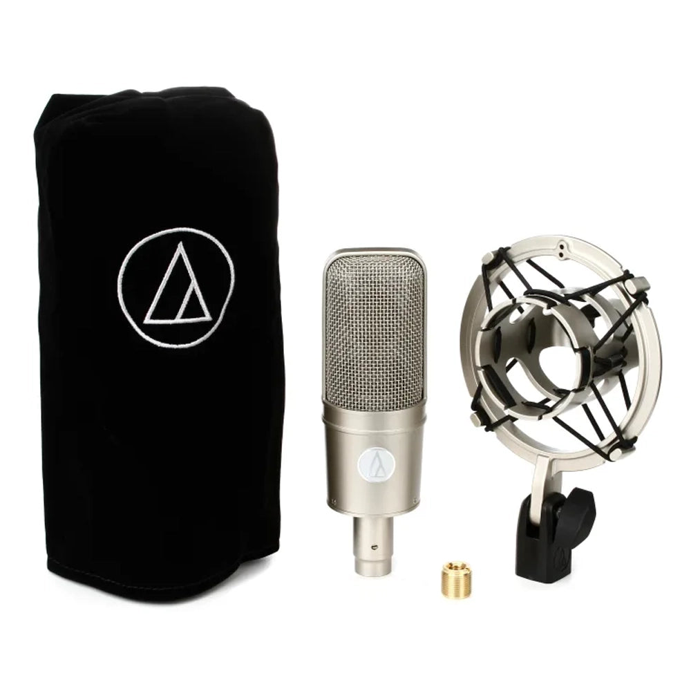 Audio-Technica AT4047/SV Large-Diaphragm Cardioid Condenser Microphone (Silver)