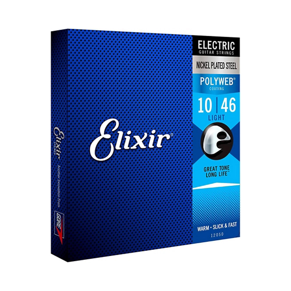 Elixir Electric Guitar Strings with POLYWEB Coating, Light (.010-.046)