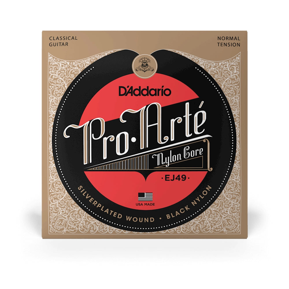 D'Addario Pro Arte Normal Tension Black Nylon Trebles