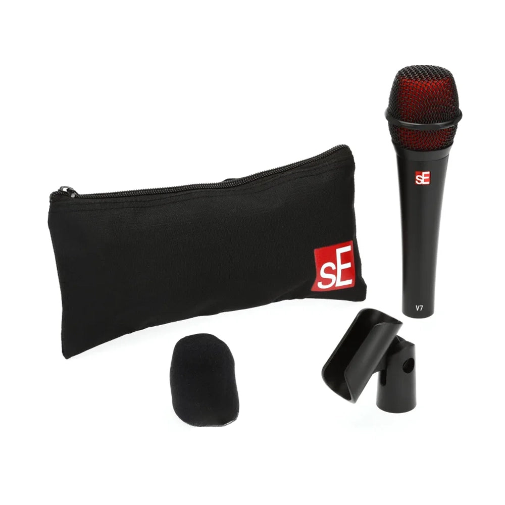 sE Electronics V7 Supercardioid Dynamic Handheld Vocal Microphone - Black