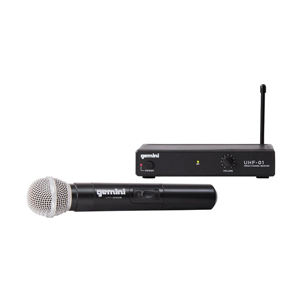 Gemini UHF 01M Wireless Handheld Microphone System F1