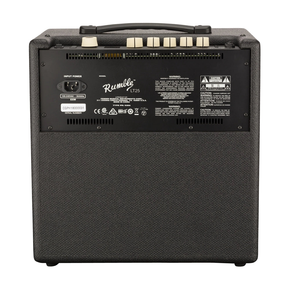 Fender Rumble LT25 25W 1x8 Bass Combo Amp Black