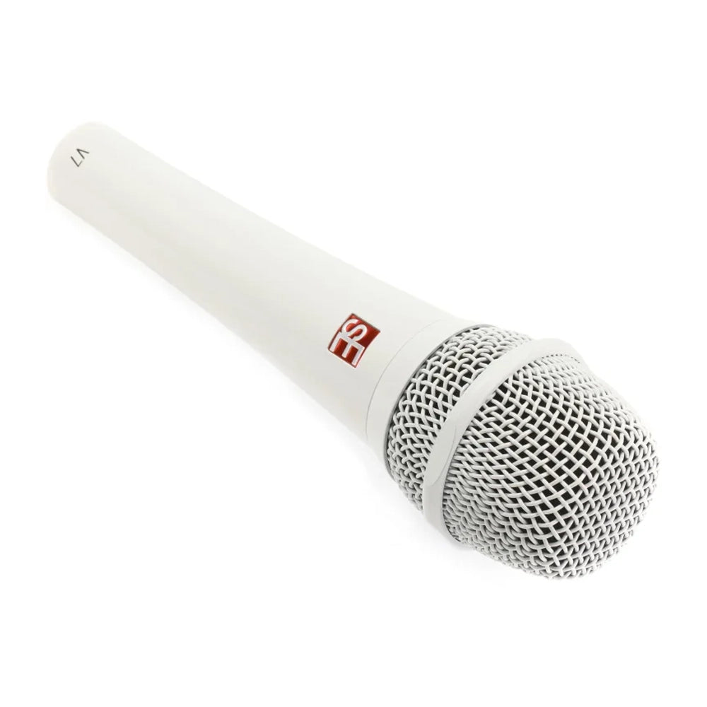 sE Electronics V7 Supercardioid Dynamic Handheld Vocal Microphone - White