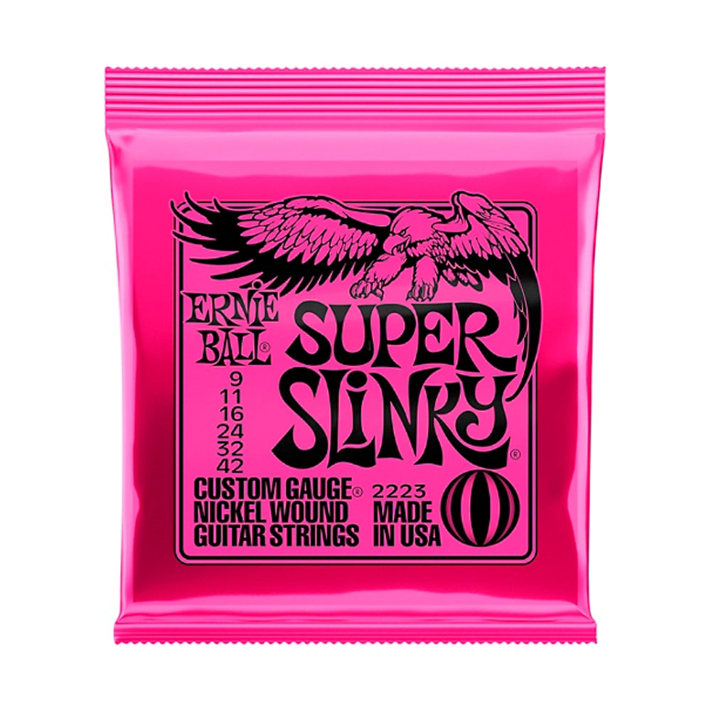 Ernie Ball 2223 Nickel Super Slinky Custom Gauge Electric Guitar Strings