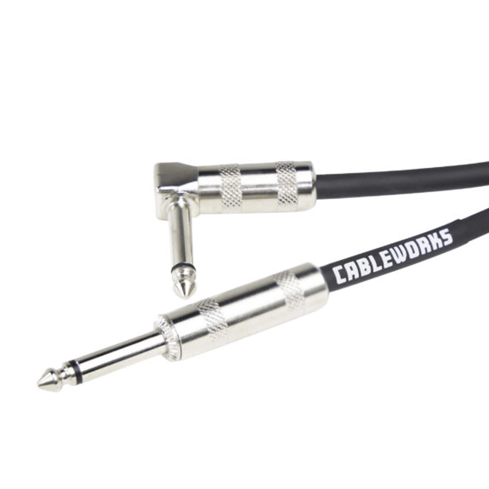 Gator Cableworks Backline Series Instrument Cable 1/4" Straight to 1/4" Right Angle - 20 FT.