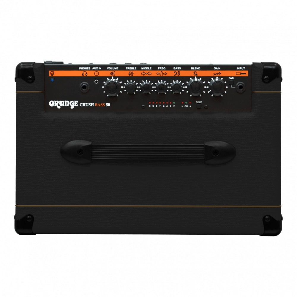 Orange Amplifiers Crush Bass 50 50W 1x12 Bass Combo Amplifier - Black