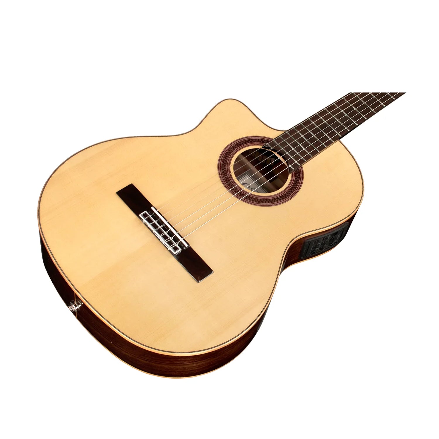 Guitarra Acústica-Eléctrica para Zurdos Córdoba Gk Studio Negra - Natural