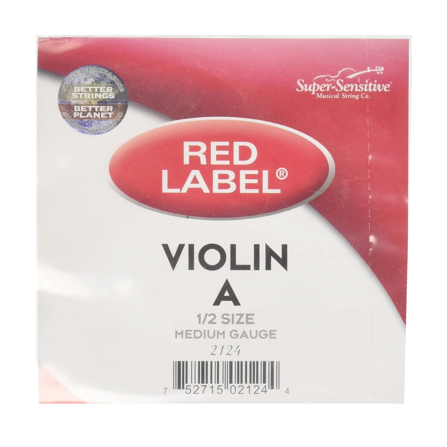 Super Sensitive Red Label A Violin String For 1/2