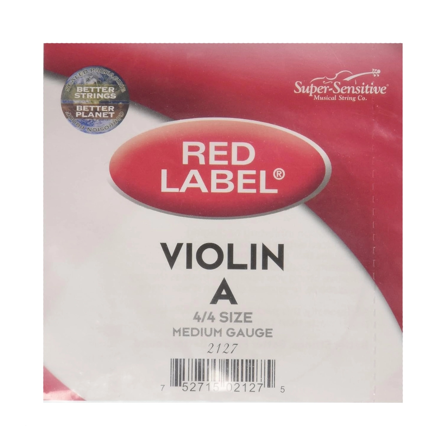 Super Sensitive Red Label A Violin String For 4/4