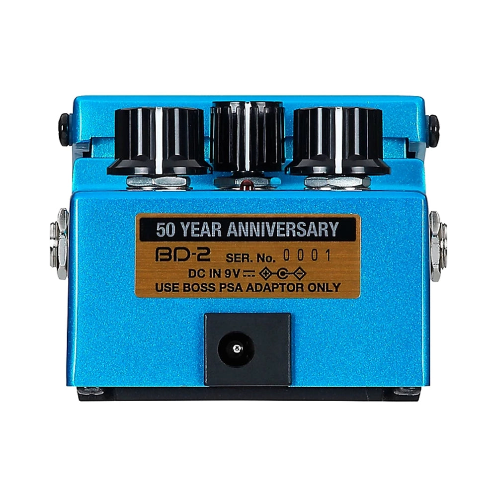 Boss Limited-Edition 50th-Anniversary BD-2 Blues Driver Pedal