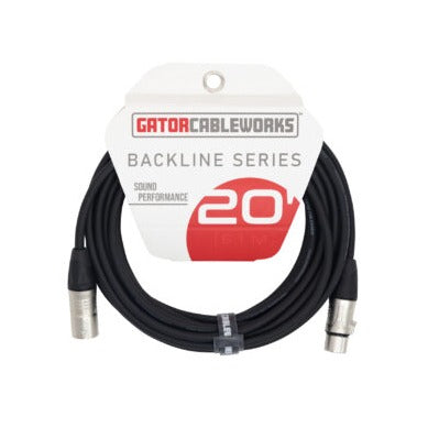 Gator Cableworks Backline Series Microphone Cable - 20'