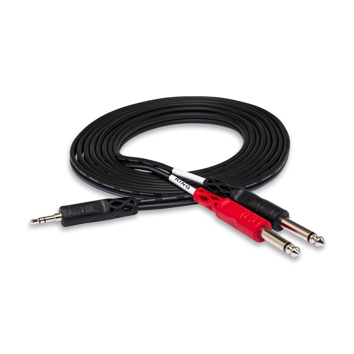 Hosa CMP-159  1/8" TRS Male To Left And Right 1/4" TS Male Stereo Breakout Cable 10'