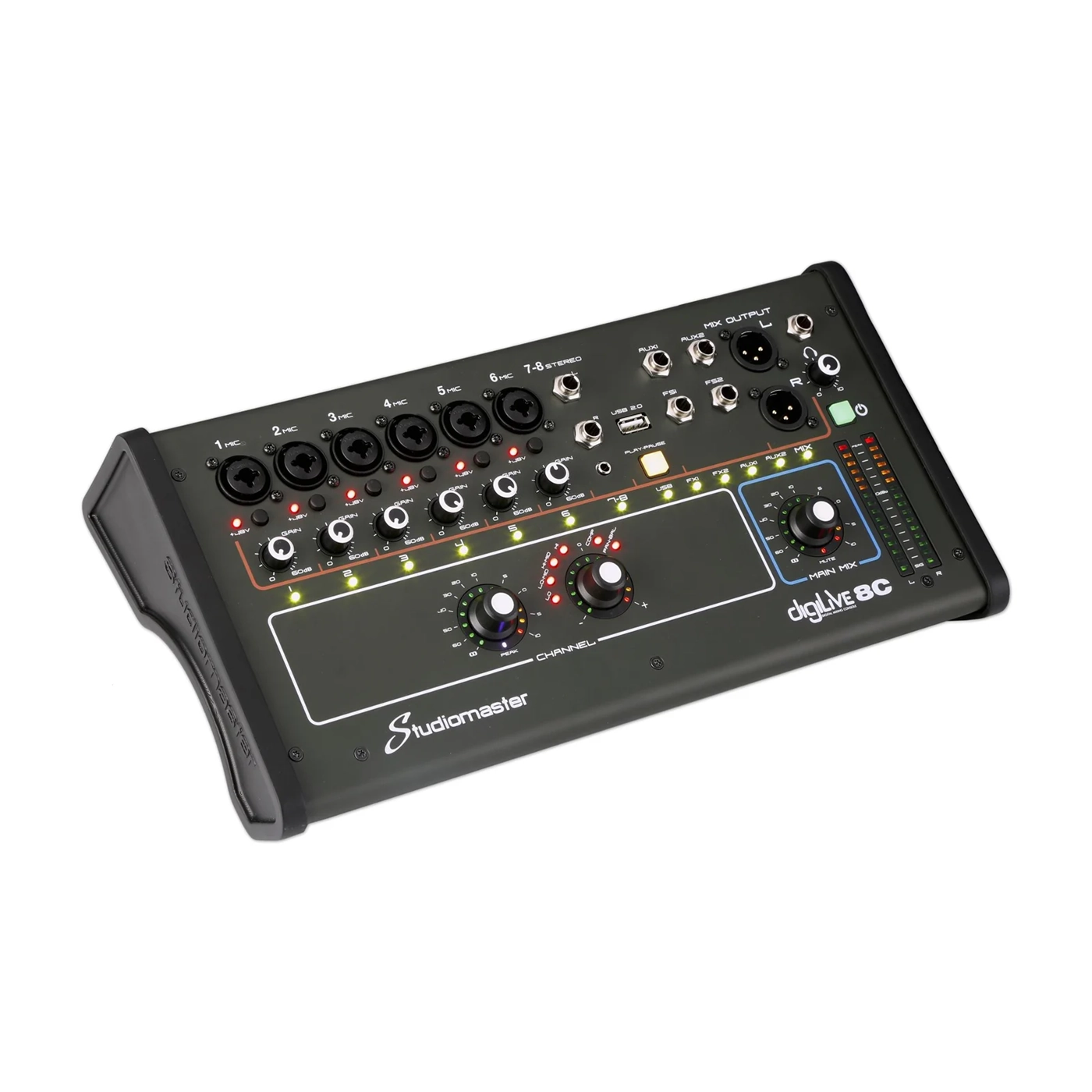 Studiomaster Digilive08C 8 Channel Digital Mixer