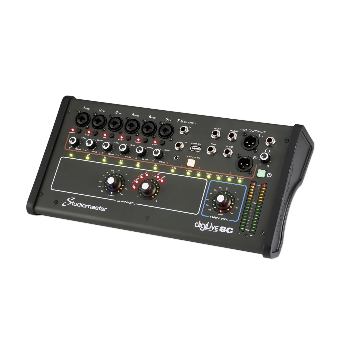 Studiomaster Digilive08C 8 Channel Digital Mixer