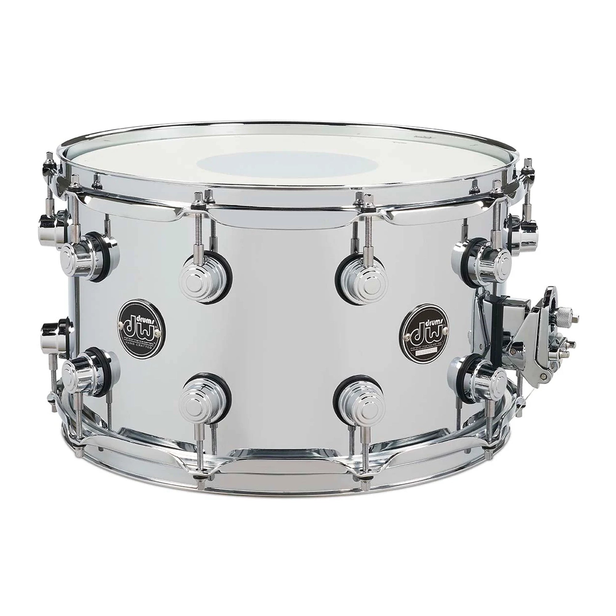 DW Performance Series Steel 8 x 14-inch Snare Drum - Polished