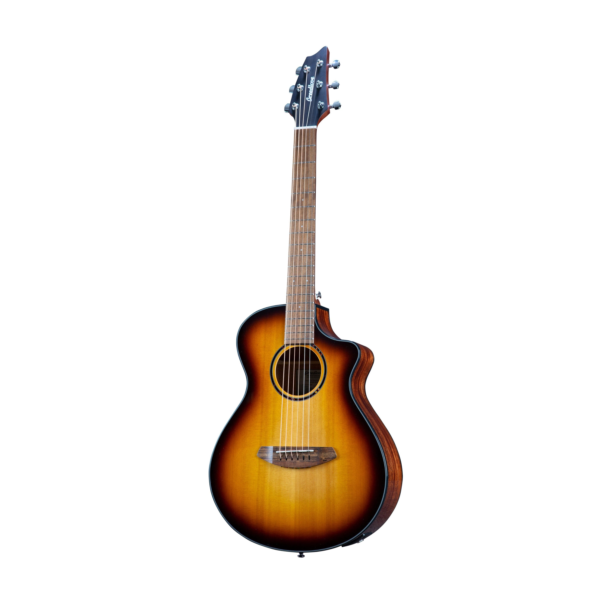 Breedlove Discovery S CE Red cedar-African Mahogany Companion Acoustic-Electric Guitar Edge Burst