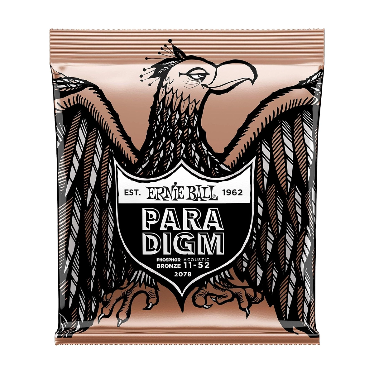 Ernie Ball Paradigm Phosphor Bronze Acoustic Guitar Strings 11-52 Gauge