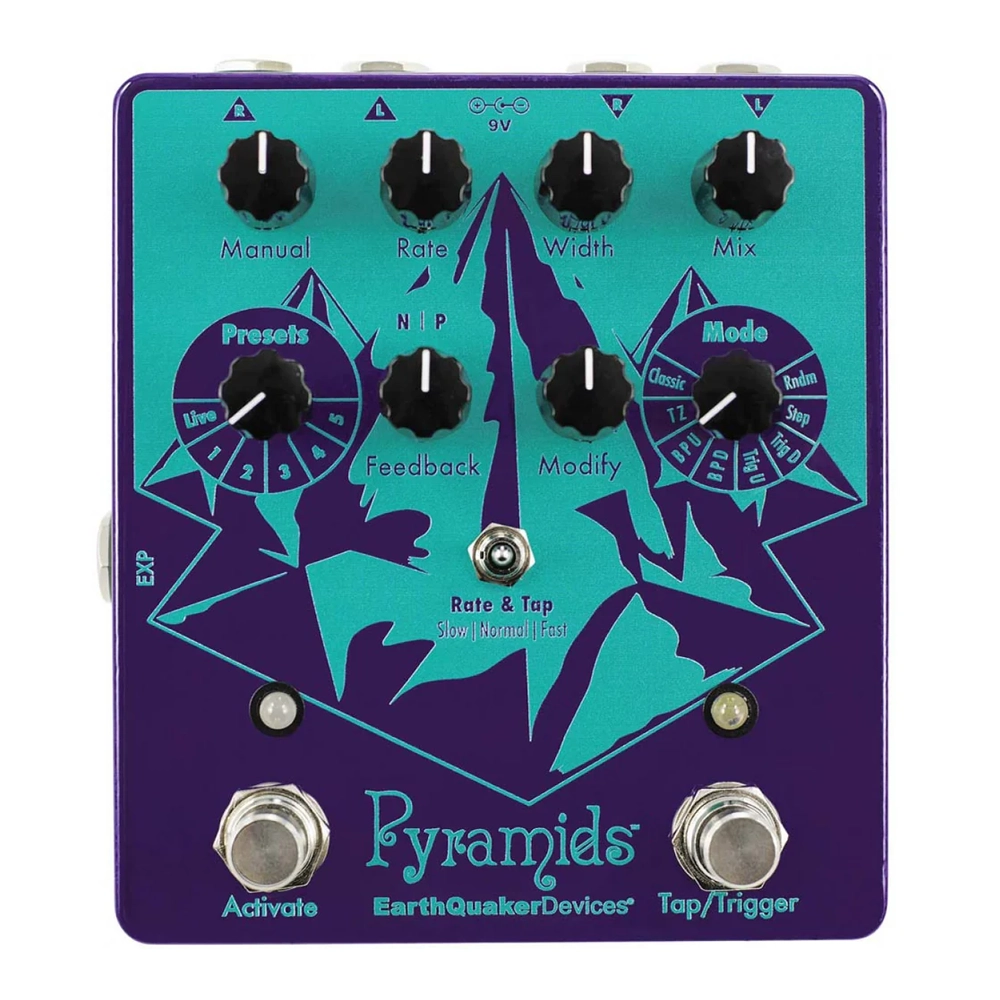 EarthQuaker Devices Pyramids Stereo Flanger Pedal