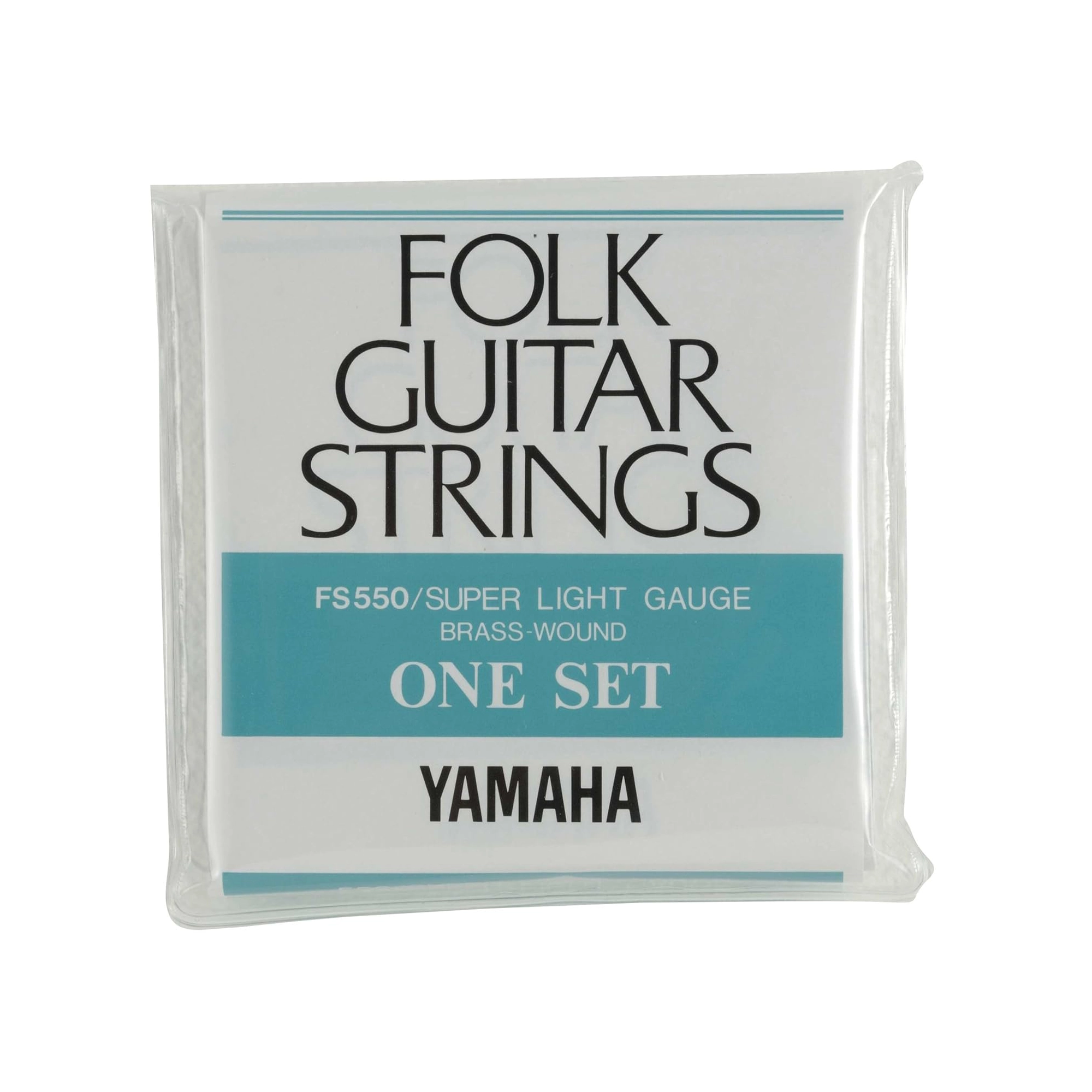 Yamaha FS550 Steel Guitar Strings - Brass Wound Super Light Gauge One Set