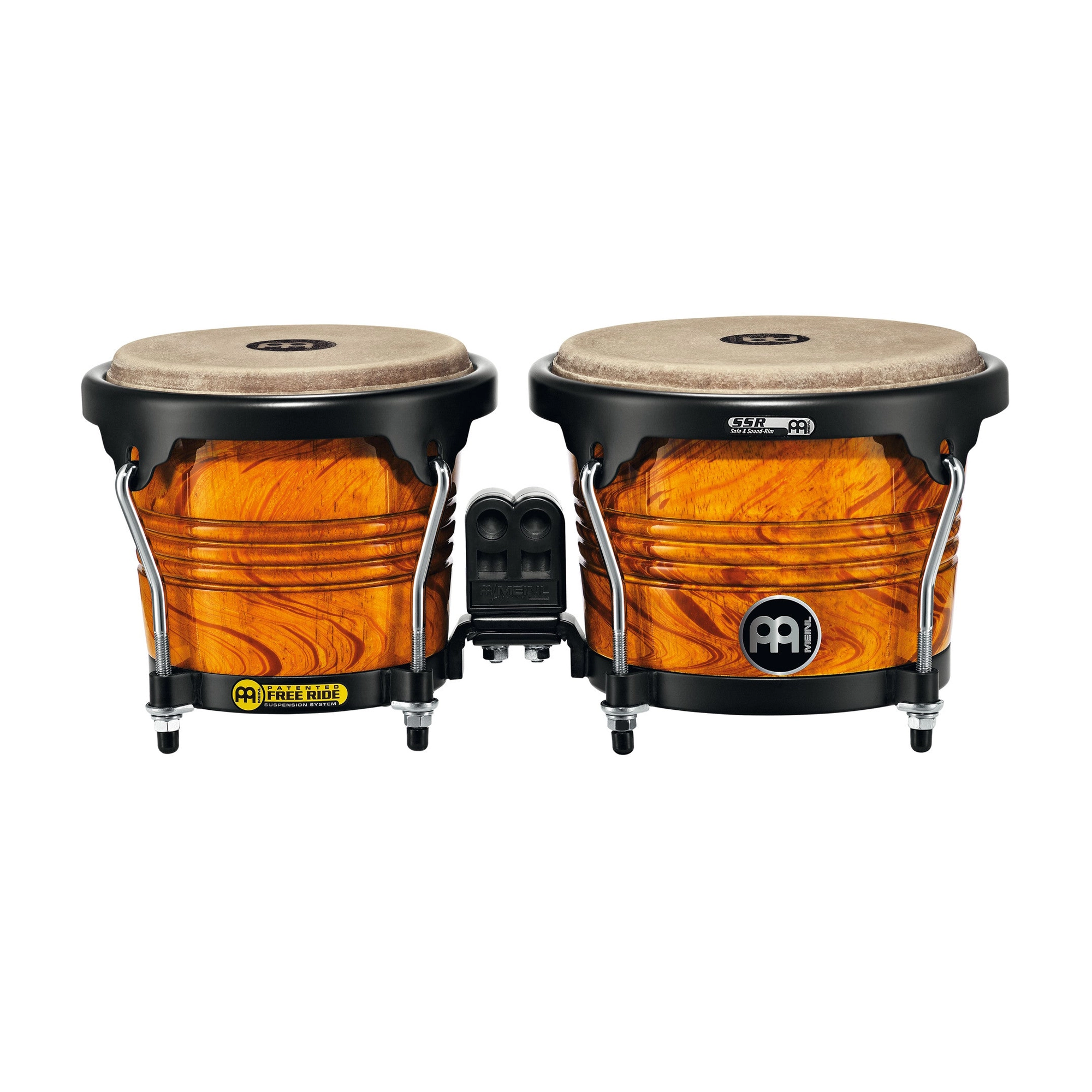 Meinl Marathon Designer Series Bongo, 6 3/4" & 8" Amber Flame