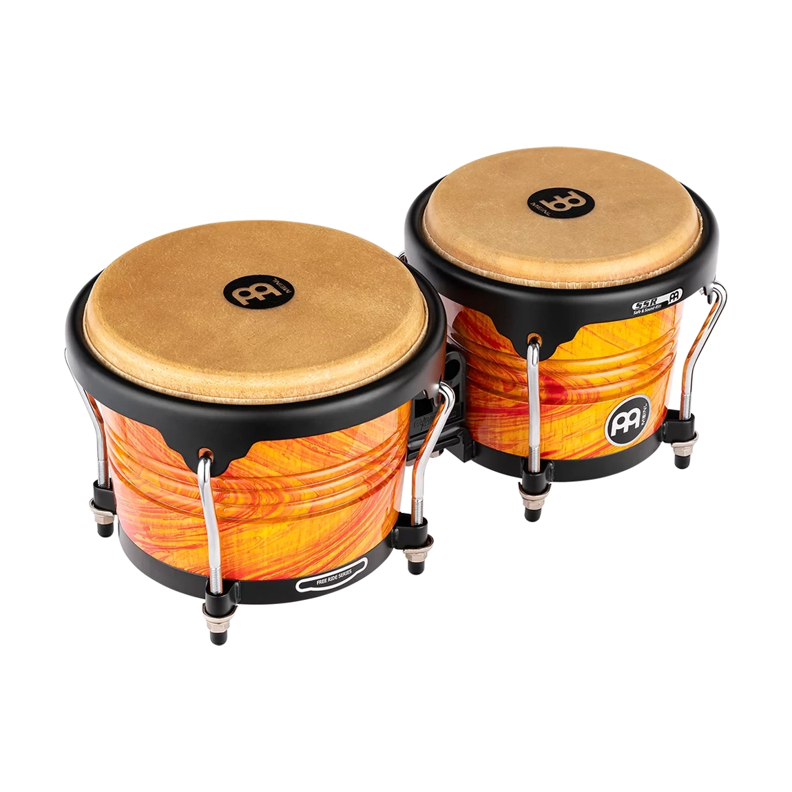 Meinl Marathon Designer Series Bongo, 6 3/4" & 8" Amber Flame