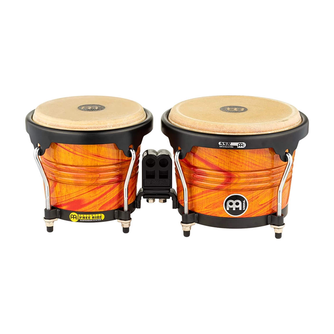 Meinl Marathon Designer Series Bongo, 6 3/4" & 8" Amber Flame