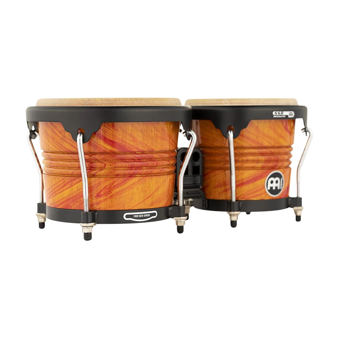 Meinl Marathon Designer Series Bongo, 6 3/4" & 8" Amber Flame