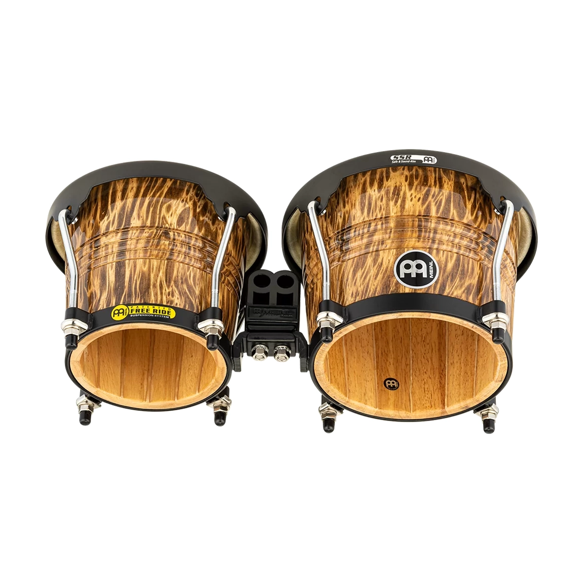 Meinl Marathon Designer Series Bongo, 6 3/4" & 8" Leopard Burl