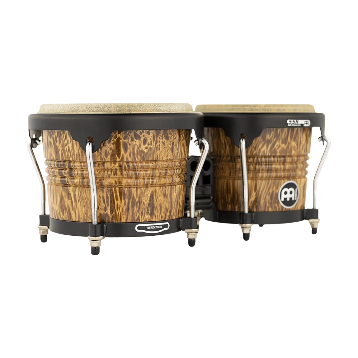 Meinl Marathon Designer Series Bongo, 6 3/4" & 8" Leopard Burl